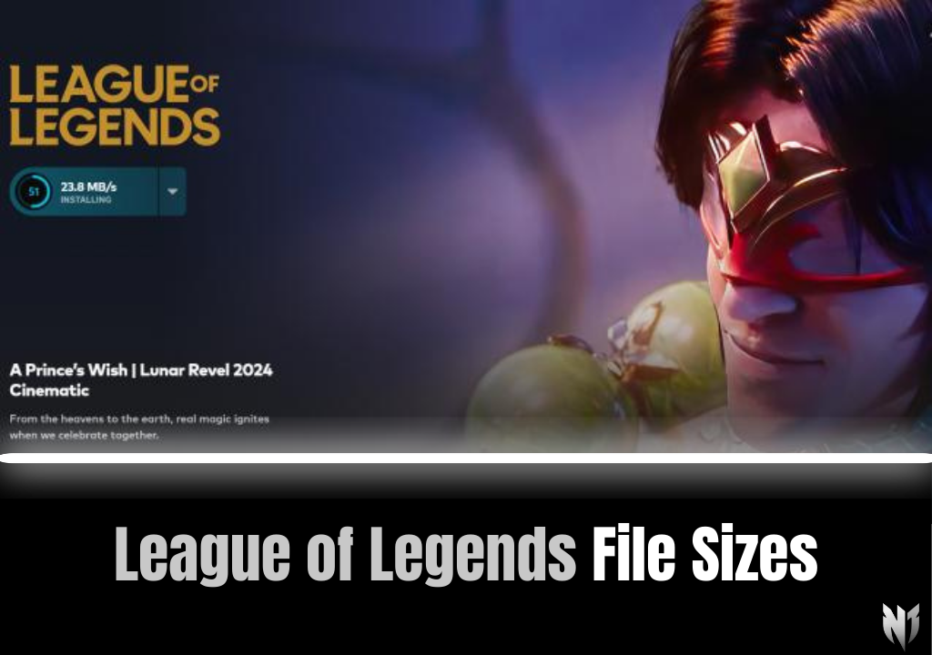 How much space does League of Legends take up on computer?