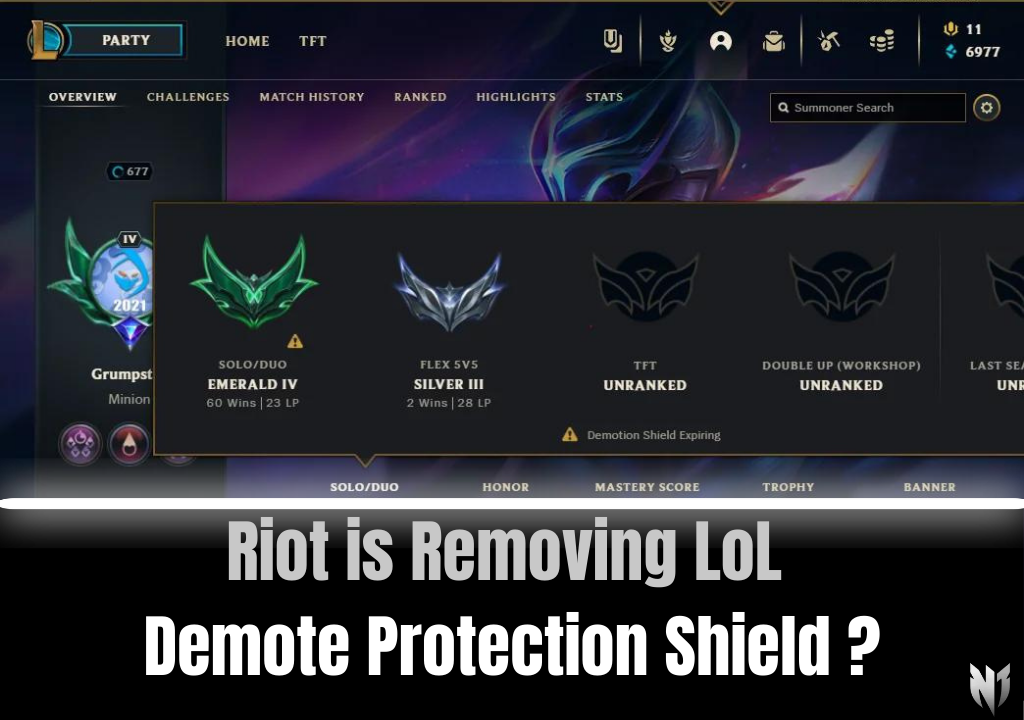 Riot is Removing League of Legends' Demote Protection Shield